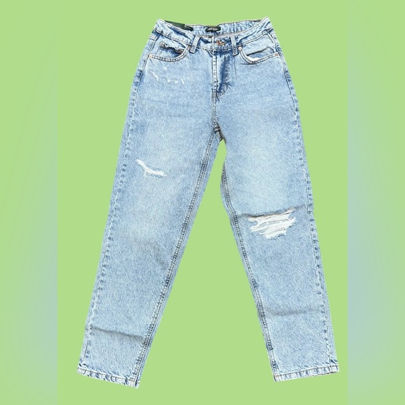 wild fable Denim - Wild Fable Stylish Light Blue Distressed Women Jeans